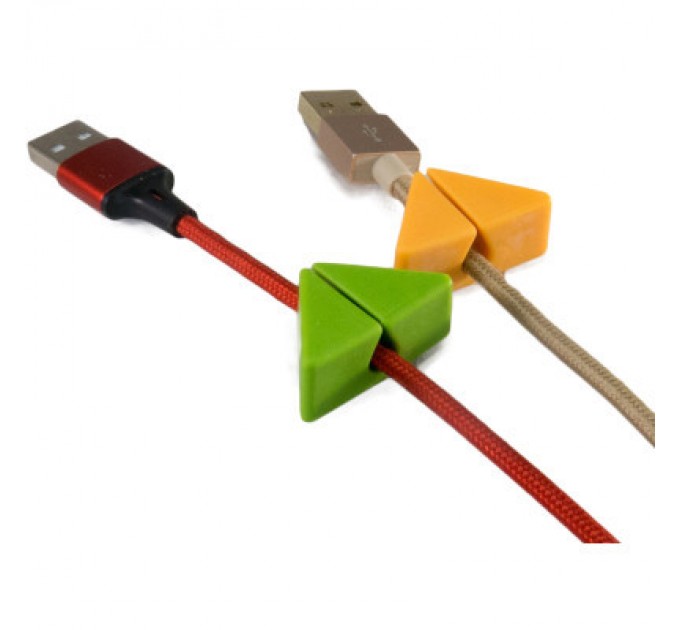 Extradigital Тримач для кабелю Extradigital CC-965 Cable Clips, Green/Orange (KBC1802)