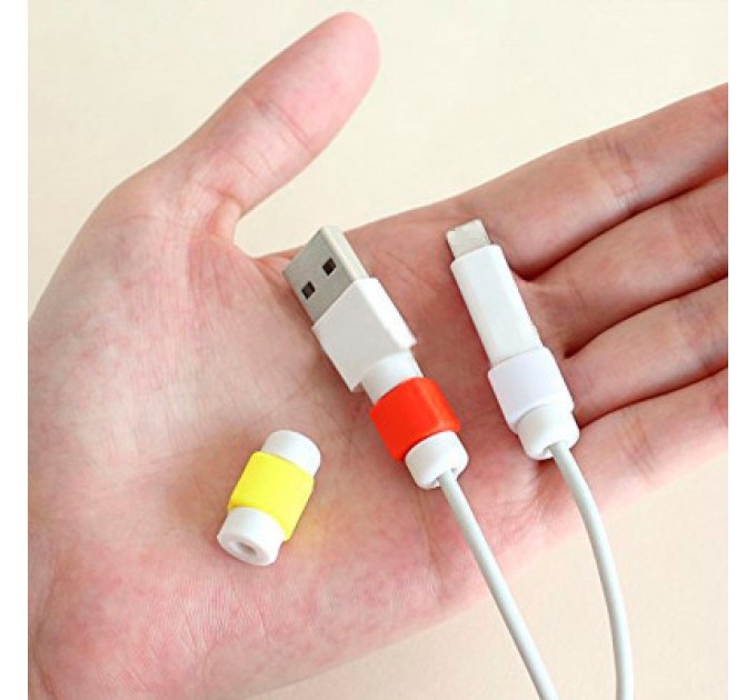 Extradigital Тримач для кабелю Extradigital Cable Clips Savior for Aplle iPhone, захист від заломів, Red (KBC1738)