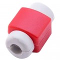 Extradigital Тримач для кабелю Extradigital Cable Clips Savior for Aplle iPhone, захист від заломів, Red (KBC1738)