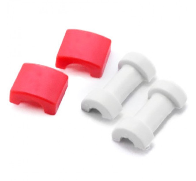 Extradigital Тримач для кабелю Extradigital Cable Clips Savior for Aplle iPhone, захист від заломів, Red (KBC1738)
