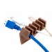 Extradigital Тримач для кабелю Extradigital CC-902 Cable Clips, Brown (KBC1707)