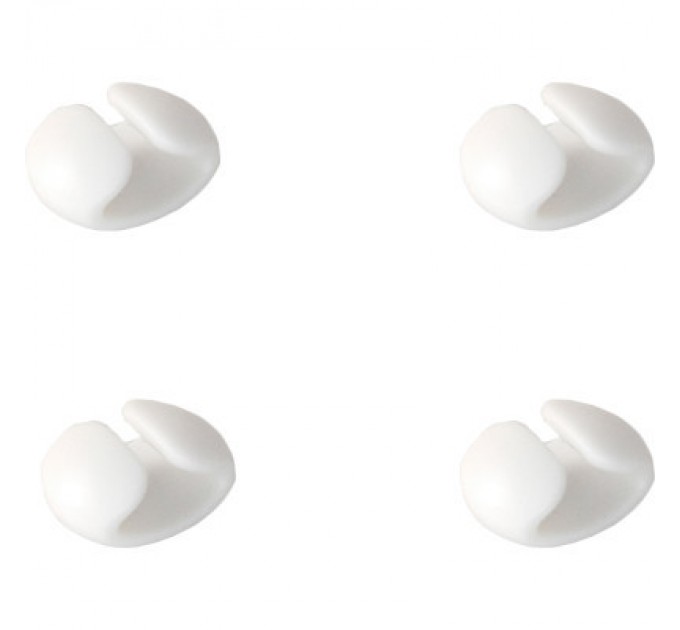 Extradigital Тримач для кабелю Extradigital CC-969 Cable Clips, White (KBC1809)