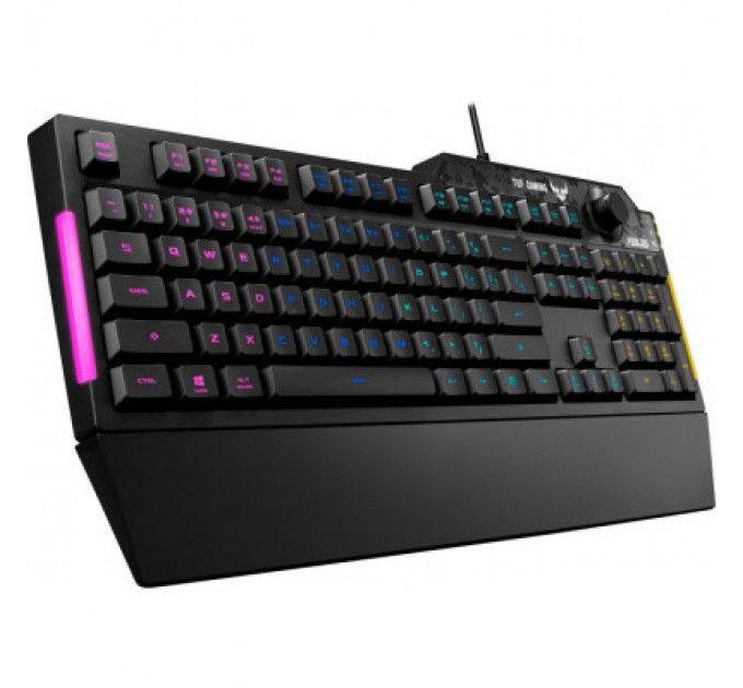 ASUS Клавіатура ASUS TUF Gaming K1 USB UA Black (90MP01X0-BKMA00)