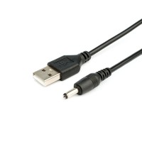 Кабель живлення USB to DC 3.5 1.0m 2A black Atcom (10035) Кабель живлення USB to DC 3.5 1.0m 2A black Atcom (10035)