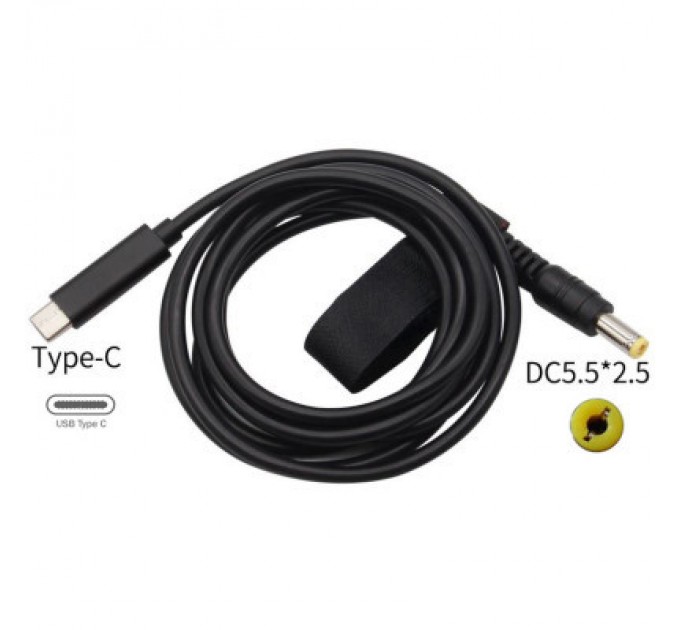 XoKo Кабель живлення USB Type-C to DC-5.5-2.5 XoKo (XK-DC5525)