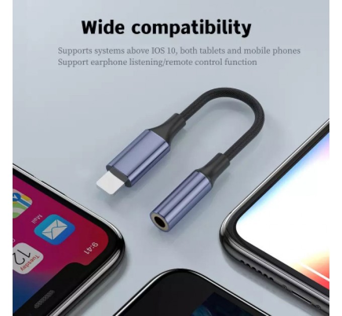 XoKo Перехідник Lightning to 3.5mm AC-017 XoKo (AC-017)