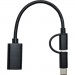 XoKo Перехідник OTG AC-150 2in1 USB 3.0 - MicroUSB USB Type-C Black XoKo (AC-150-BK)