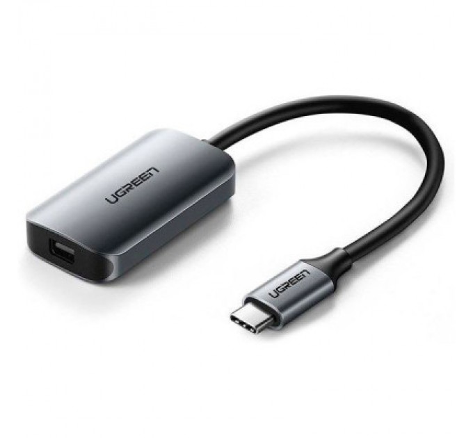 Ugreen Перехідник USB2.0 Type-C to Mini DP 4K60Hz 10cm CM236 gray Ugreen (60351)