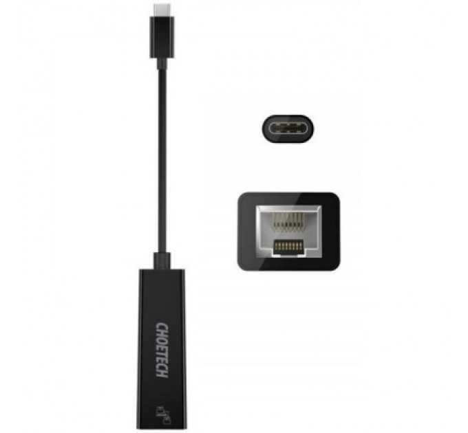 Choetech Адаптер USB-C to Gigabit Ethernet Choetech (HUB-R01)