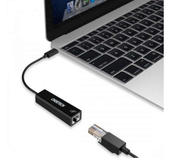 Choetech Адаптер USB-C to Gigabit Ethernet Choetech (HUB-R01)