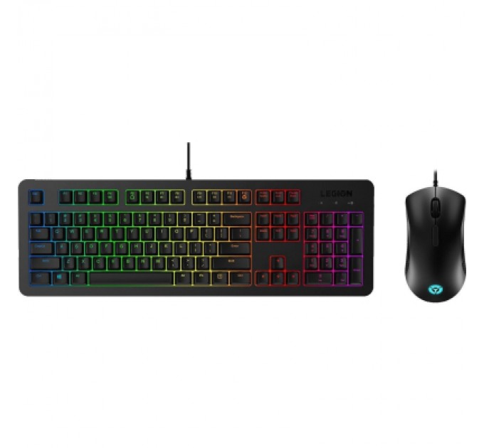Lenovo Комплект Lenovo Legion KM300 RGB UA USB Black (GX31L16652)