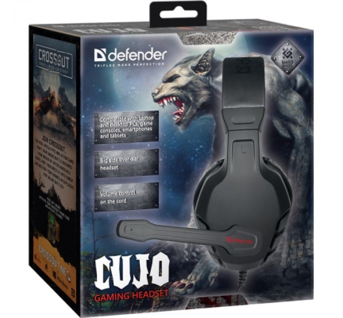 Defender Навушники Defender Сujo Black-Red (64505)