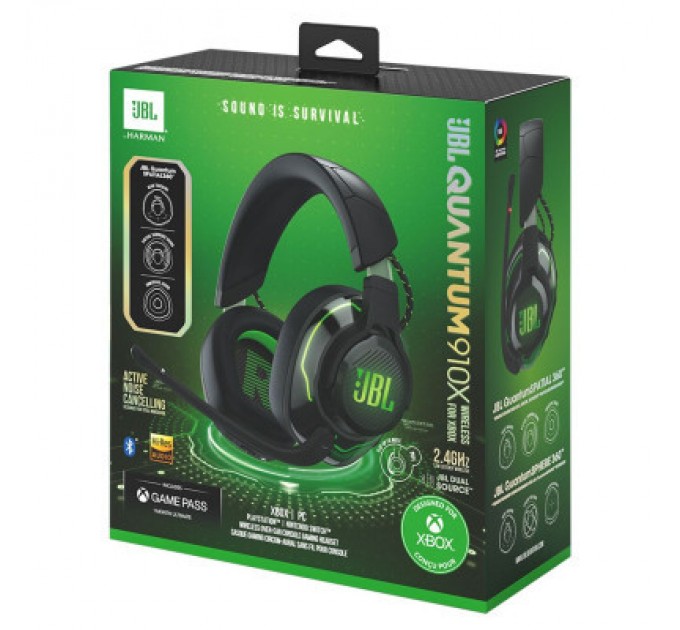 JBL Навушники JBL Quantum 910X Wireless for Xbox Black (JBLQ910XWLBLKGRN)