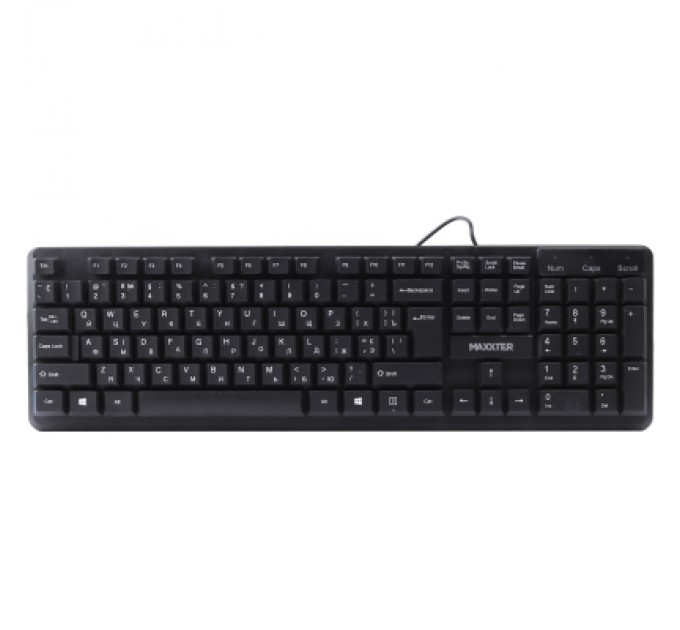 Maxxter Клавіатура Maxxter KBM-U01-UA USB Black (KBM-U01-UA)