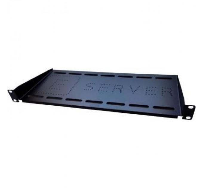 Eserver Полка 19" Eserver 1U глуб. 200мм, цвет черный (PK-1U-200-B)