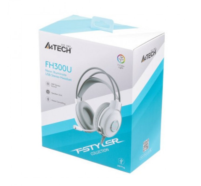 A4Tech Навушники A4Tech FH300U White