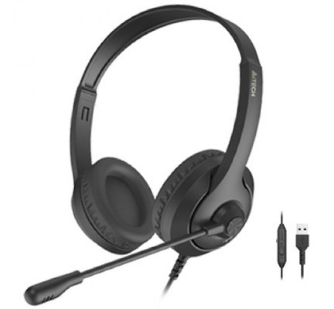 A4Tech Навушники A4Tech FH100U Stone Black