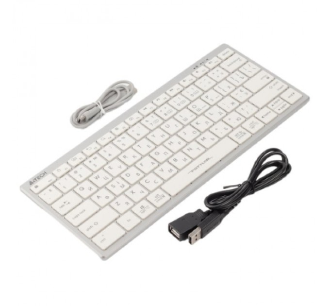 A4Tech Клавіатура A4Tech FBX51C Wireless/Bluetooth White (FBX51C White)