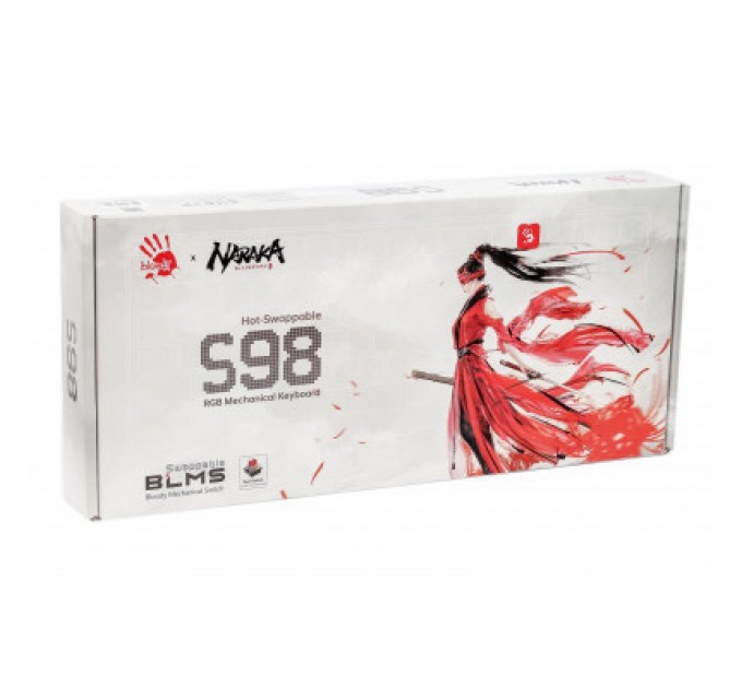 A4Tech Клавіатура A4Tech Bloody S98 RGB Red Switch USB Naraka (Bloody S98 Naraka)