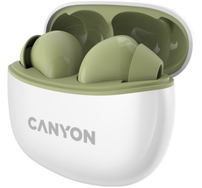 Canyon Навушники Canyon TWS-5 Green (CNS-TWS5GR)