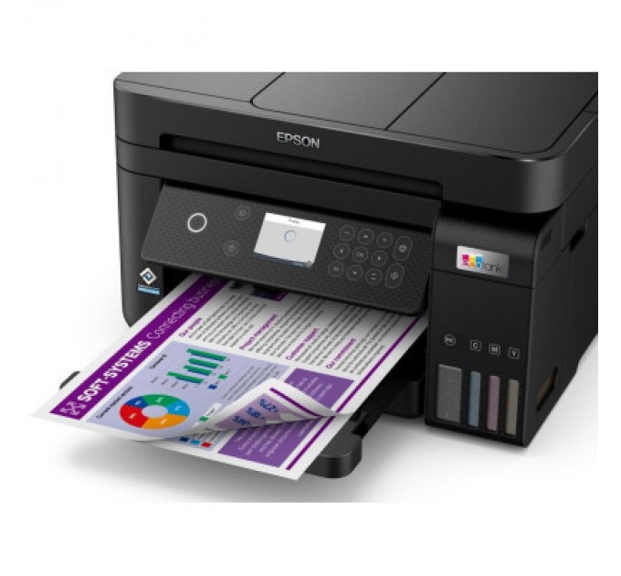 Epson Багатофункціональний пристрій Epson EcoTank L6270 WiFi (C11CJ61405)