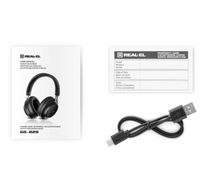 REAL-EL Навушники REAL-EL GD-828 Black
