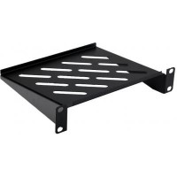 Полка 10" CMS 1U глуб. 160 мм. черная (UA-SHC16-10-B)