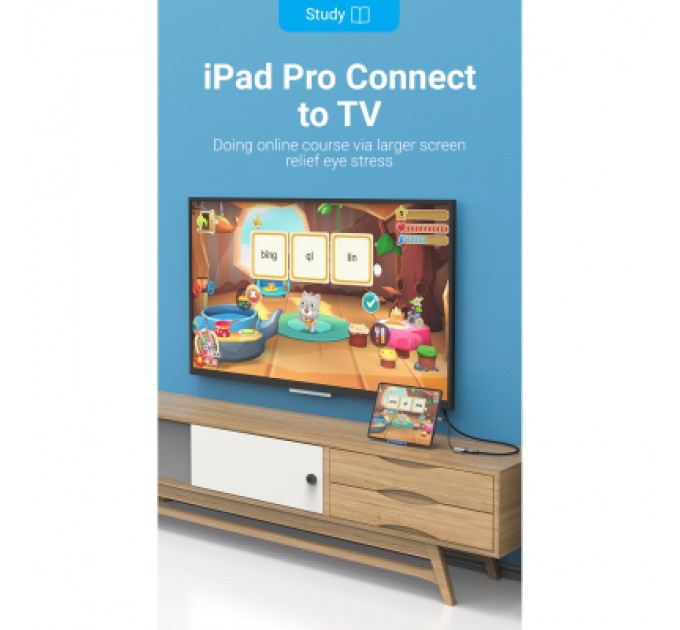 Vention Перехідник USB3.1 Type-C to HDMI (F) 4K 30HZ 0.15m Vention (TDEHB)