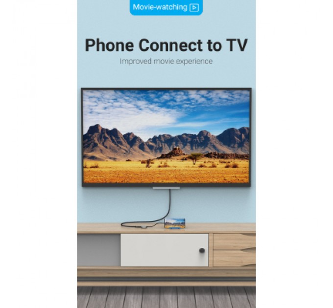 Vention Перехідник USB3.1 Type-C to HDMI (F) 4K 30HZ 0.15m Vention (TDEHB)