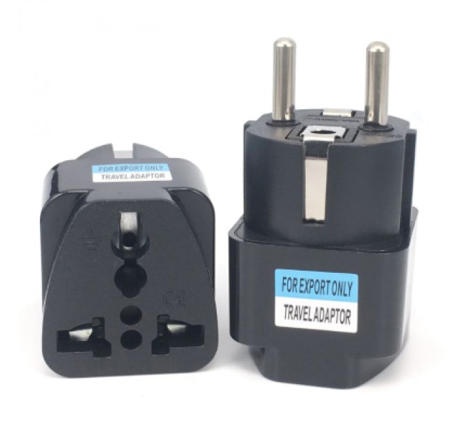 Dynamode Перехідник US/UK/AU to EU Dynamode (EU Adapter black)