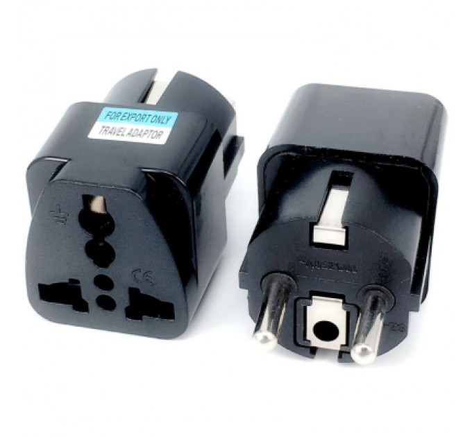 Dynamode Перехідник US/UK/AU to EU Dynamode (EU Adapter black)
