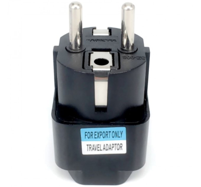 Dynamode Перехідник US/UK/AU to EU Dynamode (EU Adapter black)