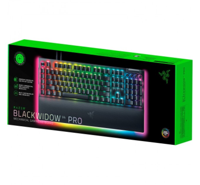 Razer Клавіатура Razer BlackWidow V4 PRO Green Switch USB UA Black (RZ03-04680100-R3M1)