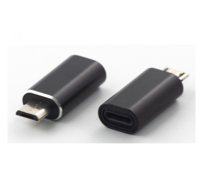 Dengos Перехідник Lightning (female) to microUSB (male) black Dengos (ADP-012)