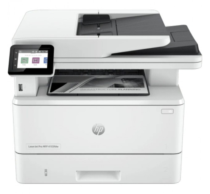 HP Багатофункціональний пристрій HP LaserJet Pro 4103fdw з WiFi (2Z629A)
