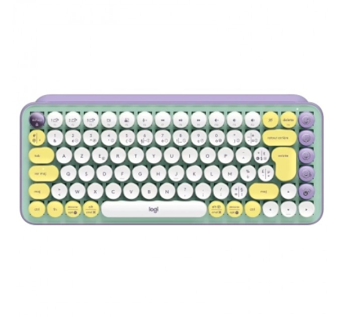 Logitech Клавіатура Logitech POP Keys Wireless Mechanical Keyboard UA Daydream Mint (920-010736)