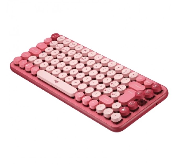 Logitech Клавіатура Logitech POP Keys Wireless Mechanical Keyboard UA Rose (920-010737)