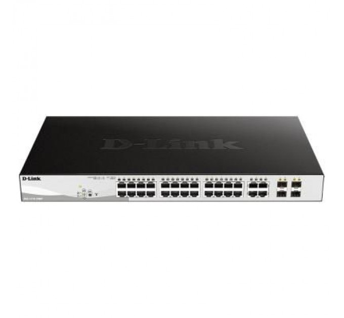 D-Link Комутатор мережевий D-Link DGS-1210-28MP/F1A (DGS-1210-28MP)