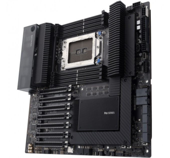 ASUS Серверна материнська плата ASUS PRO WS WRX80E-SAGE SE WIFI sWRX8 WRX80 8xDDR4 M.2 WiFi BT EATX (90MB1590-M0EAY0)