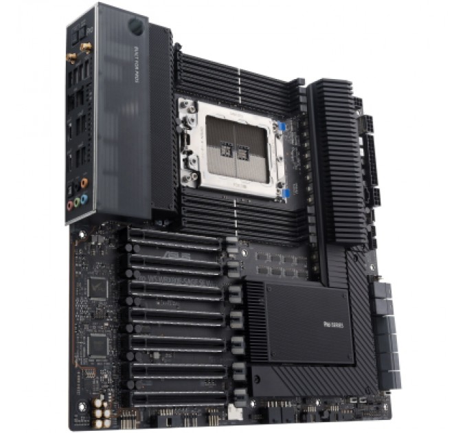 ASUS Серверна материнська плата ASUS PRO WS WRX80E-SAGE SE WIFI sWRX8 WRX80 8xDDR4 M.2 WiFi BT EATX (90MB1590-M0EAY0)