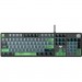 Aula Клавіатура Aula F2088 PRO Plus 9 Green Keys KRGD Blue USB UA Black/Gray (6948391234892)