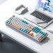 Aula Клавіатура Aula F2088 PRO Plus 9 Orange Keys KRGD Blue USB UA White/Blue (6948391234908)