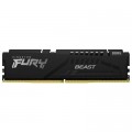 Kingston Fury (ex.HyperX) Модуль пам'яті для комп'ютера DDR5 16GB 5600 MHz Beast AM5 Black Kingston Fury (ex.HyperX) (KF556C36BBE-16)