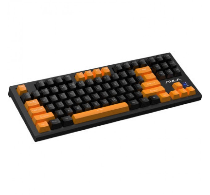 Aula Клавіатура Aula F3032 Keycaps plus 21 Dark Yellow Keys KRGD Brown USB UA Black (6948391201740)