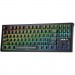 Aula Клавіатура Aula F3032 Keycaps Plus 21 Dark Yellow Keys KRGD Red USB UA Black (6948391204673)