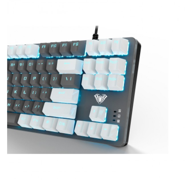 Aula Клавіатура Aula F3287 Keycap KRGD Blue USB UA White/Grey (6948391240688)