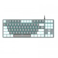 Aula Клавіатура Aula F3287 Keycap KRGD Blue USB UA White/Grey (6948391240688)