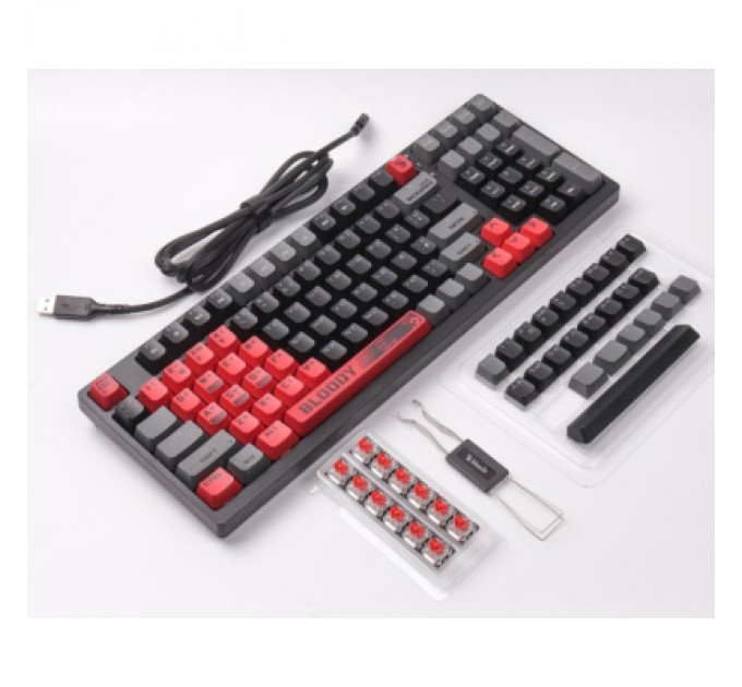 A4Tech Клавіатура A4Tech Bloody S98 RGB BLMS Red Switch USB Sports Red (Bloody S98 Sports Red)