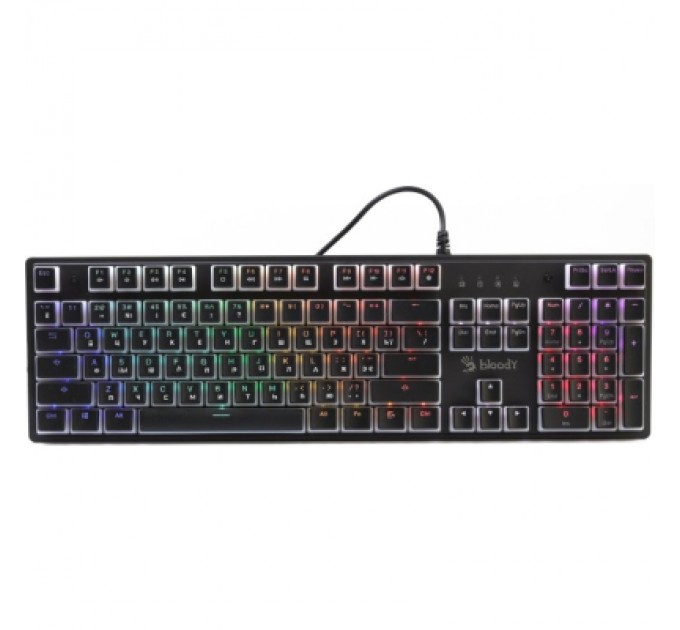 A4Tech Клавіатура A4Tech Bloody S510R RGB BLMS Switch Red USB Pudding Black (Bloody S510R Pudding Black)
