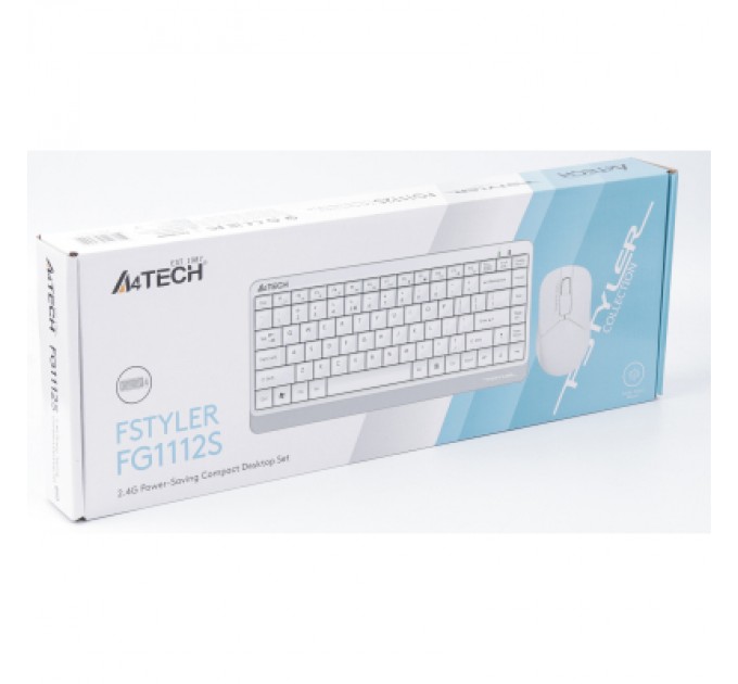 A4Tech Комплект A4Tech FG1112S Wireless White (FG1112S White)
